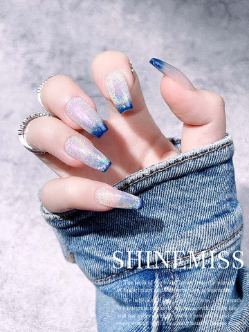 Cateyes Coffin Nails Rainbow after the Rain Shinemiss  0169Sh026