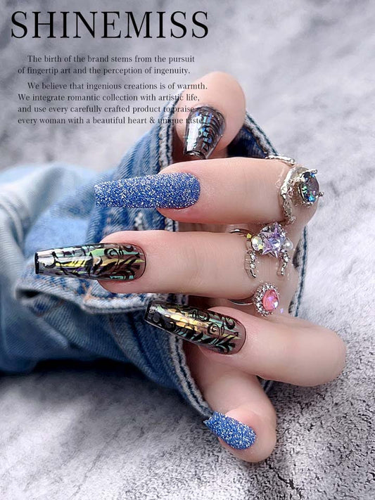 Custom Nails Twinkle Star 2023 Nails Shinemiss 0106ShZT002