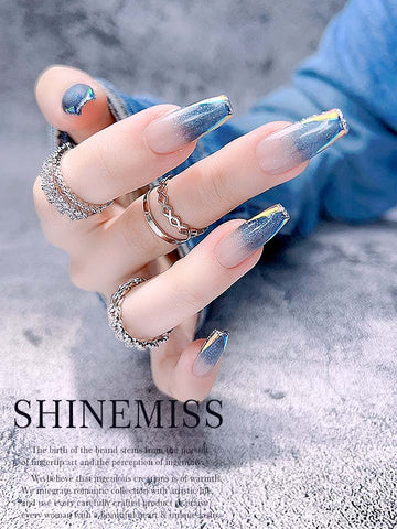 Shinemiss Gradient Fashion Cateye Nails Shinning Cat Eye  0032CEDT001